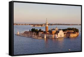 Italy, Veneto, Venice. the Island of San Giorgio Maggiore with its Famed Church. Unesco.-Ken Scicluna-Framed Stretched Canvas