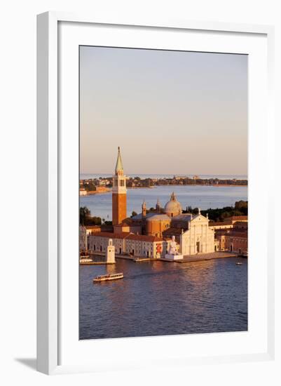 Italy, Veneto, Venice. the Island of San Giorgio Maggiore with its Famed Church. Unesco.-Ken Scicluna-Framed Photographic Print