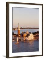 Italy, Veneto, Venice. the Island of San Giorgio Maggiore with its Famed Church. Unesco.-Ken Scicluna-Framed Photographic Print