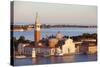 Italy, Veneto, Venice. the Island of San Giorgio Maggiore with its Famed Church. Unesco.-Ken Scicluna-Stretched Canvas