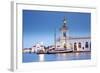 Italy, Veneto, Venice. the Punta Della Dogana on the Grand Canal.-Ken Scicluna-Framed Photographic Print