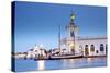 Italy, Veneto, Venice. the Punta Della Dogana on the Grand Canal.-Ken Scicluna-Stretched Canvas