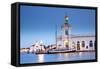 Italy, Veneto, Venice. the Punta Della Dogana on the Grand Canal.-Ken Scicluna-Framed Stretched Canvas