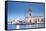 Italy, Veneto, Venice. the Punta Della Dogana on the Grand Canal.-Ken Scicluna-Framed Stretched Canvas