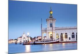 Italy, Veneto, Venice. the Punta Della Dogana on the Grand Canal.-Ken Scicluna-Mounted Photographic Print