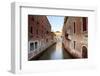 Italy, Veneto, Venice. Typical Venetian Palaces Leading to the Grand Canal.-Ken Scicluna-Framed Photographic Print