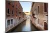 Italy, Veneto, Venice. Typical Venetian Palaces Leading to the Grand Canal.-Ken Scicluna-Mounted Photographic Print