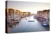 Italy, Veneto, Venice. View from the Ponte Di Rialto over the Grand Canal. Unesco.-Ken Scicluna-Stretched Canvas