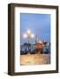 Italy, Veneto, Venice. Woman with Red Umbrella on Riva Degli Schiavoni at Dawn (Mr)-Matteo Colombo-Framed Photographic Print