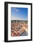 Italy, Veneto, Verona District, Verona. View from Lamberti Tower. Piazza Erbe.-Francesco Iacobelli-Framed Photographic Print