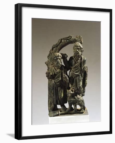 Italy, Veneto, Verona, Votive Statuette from the Necropolis, Bronze-null-Framed Giclee Print