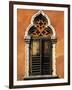 Italy, Veneto, Verona, Western Europe, a Tpical Pointed Window from the Veneto Region-Ken Scicluna-Framed Photographic Print