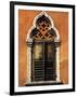 Italy, Veneto, Verona, Western Europe, a Tpical Pointed Window from the Veneto Region-Ken Scicluna-Framed Photographic Print