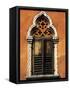 Italy, Veneto, Verona, Western Europe, a Tpical Pointed Window from the Veneto Region-Ken Scicluna-Framed Stretched Canvas