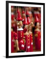 Italy, Veneto, Verona, Western Europe, Pinocchio Marionettes, Pinocchio Was a Creation of Florentin-Ken Scicluna-Framed Photographic Print