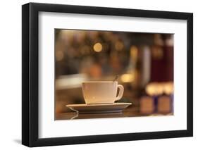 Italy, Venice. a Cappuccino on the Country of a Cafe-Brenda Tharp-Framed Photographic Print