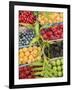 Italy, Venice. A variety of berries on display and for sale in the Rialto Market.-Julie Eggers-Framed Photographic Print