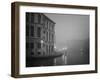 Italy, Venice. Building with Grand Canal on Foggy Morning-Bill Young-Framed Premium Photographic Print