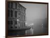 Italy, Venice. Building with Grand Canal on Foggy Morning-Bill Young-Framed Photographic Print