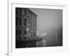 Italy, Venice. Building with Grand Canal on Foggy Morning-Bill Young-Framed Photographic Print