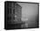 Italy, Venice. Building with Grand Canal on Foggy Morning-Bill Young-Framed Stretched Canvas