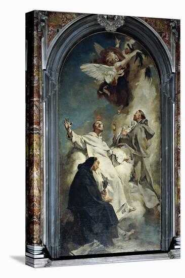 Italy, Venice, Chapel of Church of Jesuits or St Mary of Rosary-Giovanni Battista Piazzetta-Stretched Canvas