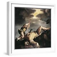 Italy, Venice, Church of Santa Maria Della Salute, David and Goliath, 1542-1544-Titian (Tiziano Vecelli)-Framed Giclee Print