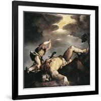 Italy, Venice, Church of Santa Maria Della Salute, David and Goliath, 1542-1544-Titian (Tiziano Vecelli)-Framed Giclee Print