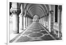 Italy, Venice. Columns at Doge's Palace-Dennis Flaherty-Framed Premium Photographic Print