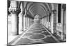 Italy, Venice. Columns at Doge's Palace-Dennis Flaherty-Mounted Photographic Print