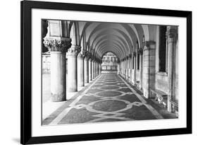 Italy, Venice. Columns at Doge's Palace-Dennis Flaherty-Framed Photographic Print