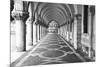 Italy, Venice. Columns at Doge's Palace-Dennis Flaherty-Mounted Photographic Print