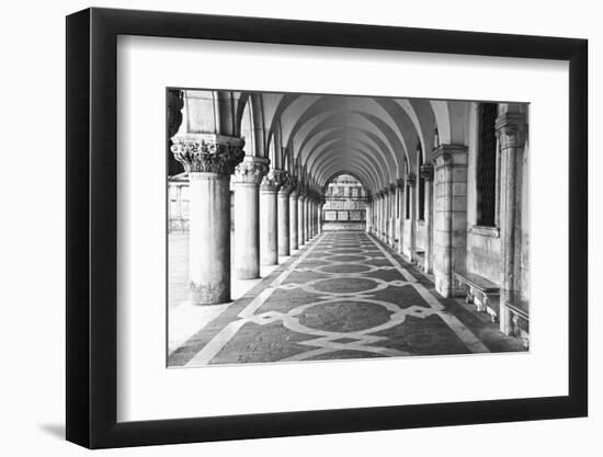 Italy, Venice. Columns at Doge's Palace-Dennis Flaherty-Framed Photographic Print