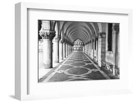 Italy, Venice. Columns at Doge's Palace-Dennis Flaherty-Framed Photographic Print
