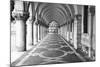 Italy, Venice. Columns at Doge's Palace-Dennis Flaherty-Mounted Photographic Print