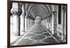 Italy, Venice. Columns at Doge's Palace-Dennis Flaherty-Framed Photographic Print