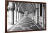 Italy, Venice. Columns at Doge's Palace-Dennis Flaherty-Framed Photographic Print