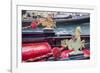 Italy, Venice. Detail of a very ornate gondola boat.-Julie Eggers-Framed Photographic Print