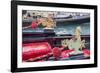 Italy, Venice. Detail of a very ornate gondola boat.-Julie Eggers-Framed Photographic Print