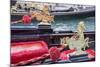Italy, Venice. Detail of a very ornate gondola boat.-Julie Eggers-Mounted Photographic Print