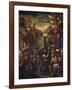 Italy, Venice, Doge's Palace, Ballot Hall, Venetians and Crusaders Conquering Tyre, 1123-Antonio Vassilacchi-Framed Giclee Print