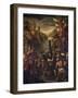 Italy, Venice, Doge's Palace, Ballot Hall, Venetians and Crusaders Conquering Tyre, 1123-Antonio Vassilacchi-Framed Giclee Print