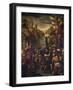 Italy, Venice, Doge's Palace, Ballot Hall, Venetians and Crusaders Conquering Tyre, 1123-Antonio Vassilacchi-Framed Giclee Print