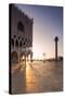 Italy, Venice. Doges Palace and Piazzetta San Marco at Sunrise-Matteo Colombo-Stretched Canvas