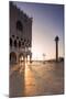 Italy, Venice. Doges Palace and Piazzetta San Marco at Sunrise-Matteo Colombo-Mounted Photographic Print