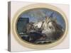 Italy, Venice, Dome of Church of Pieta or St Mary of Visitation, Theological Virtues-Giambattista Tiepolo-Stretched Canvas