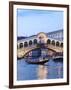 Italy, Venice. Grand Canal and Rialto Bridge-Matteo Colombo-Framed Photographic Print