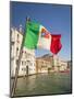 Italy, Venice, Italian flag with Naval ensign flying above Grand Canal.-Merrill Images-Mounted Photographic Print