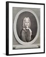 Italy, Venice, Portrait of Italian Composer, Writer, and Magistrate, Benedetto Marcello-null-Framed Giclee Print