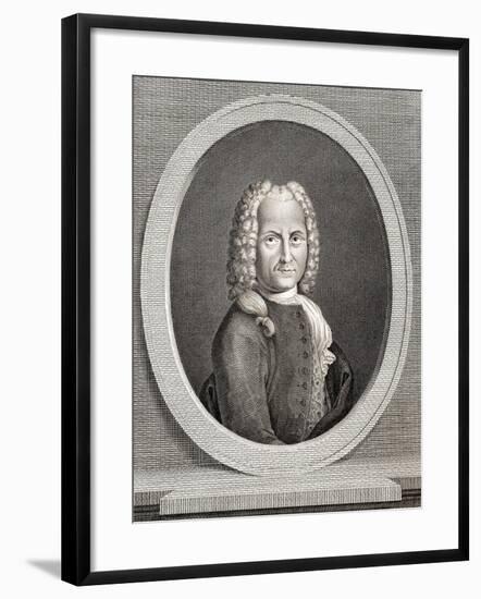 Italy, Venice, Portrait of Italian Composer, Writer, and Magistrate, Benedetto Marcello-null-Framed Giclee Print